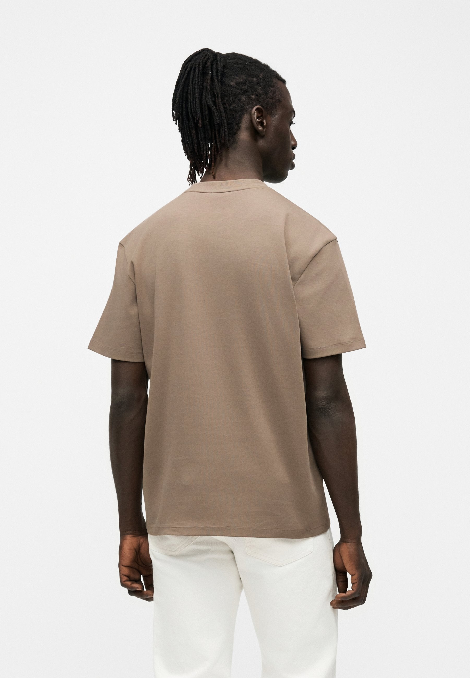 DALILE - Basic T-shirt - pastel brown