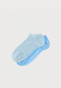 WOMEN 2 PACK - Sneaker socks - light blue