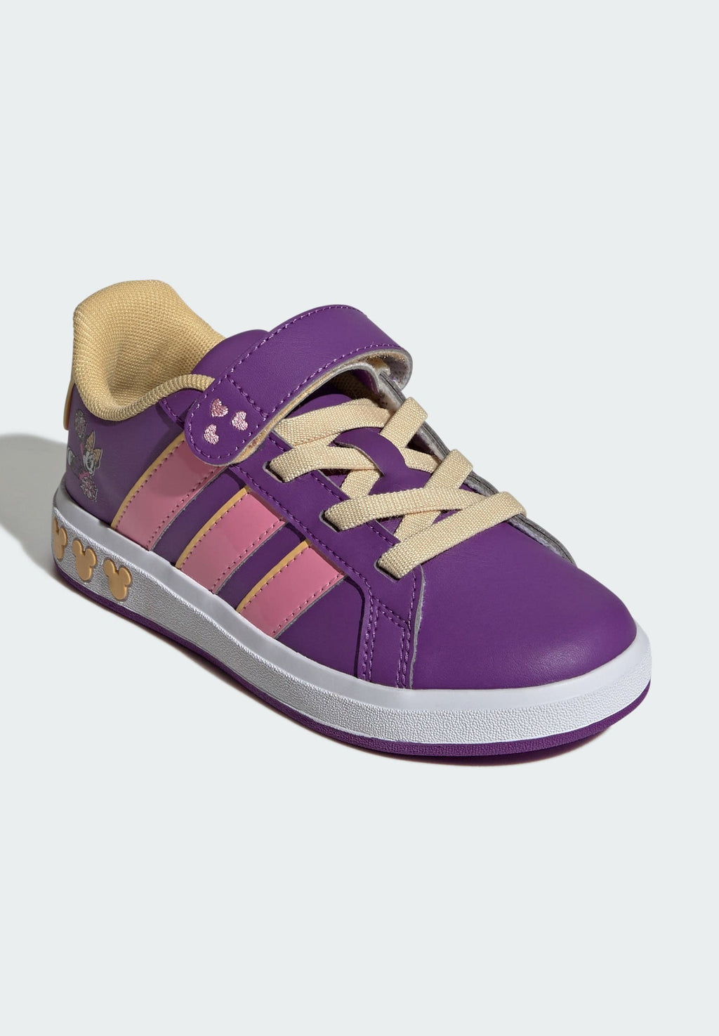 GRAND COURT MINNIE EL K - Walking trainers - active purple/st tropic bloom/ftwr white