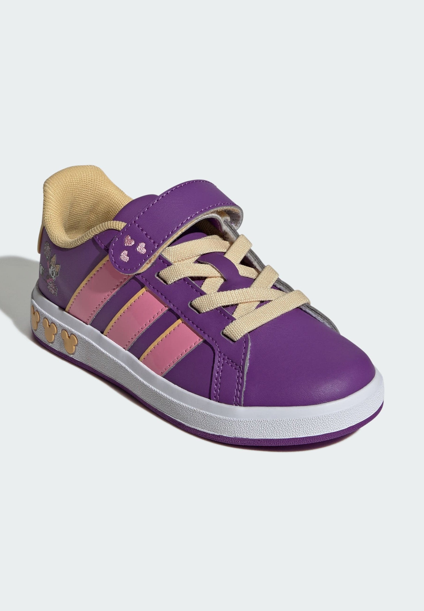 GRAND COURT MINNIE EL K - Walking trainers - active purple/st tropic bloom/ftwr white