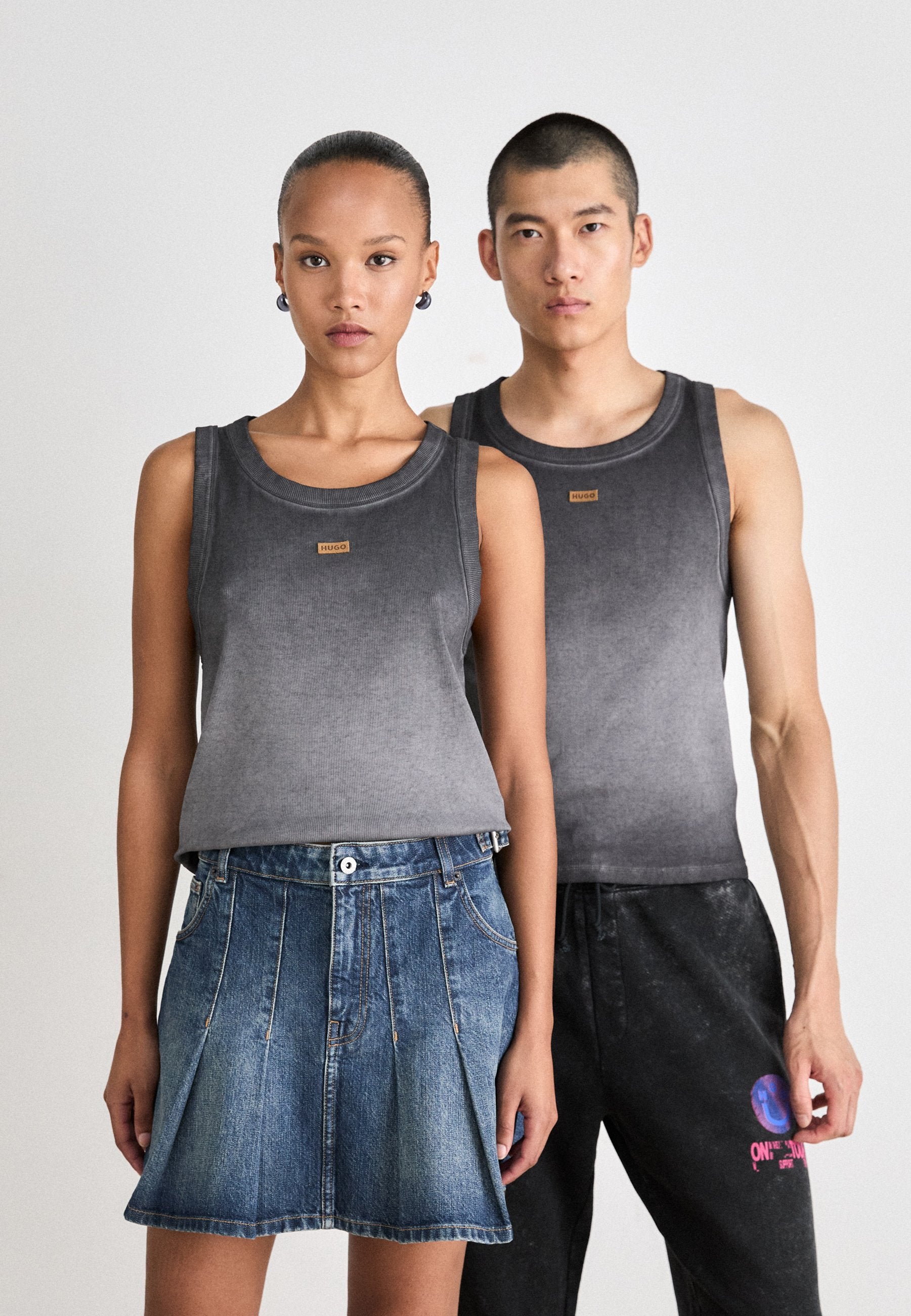 DEYNA UNISEX - Top - black