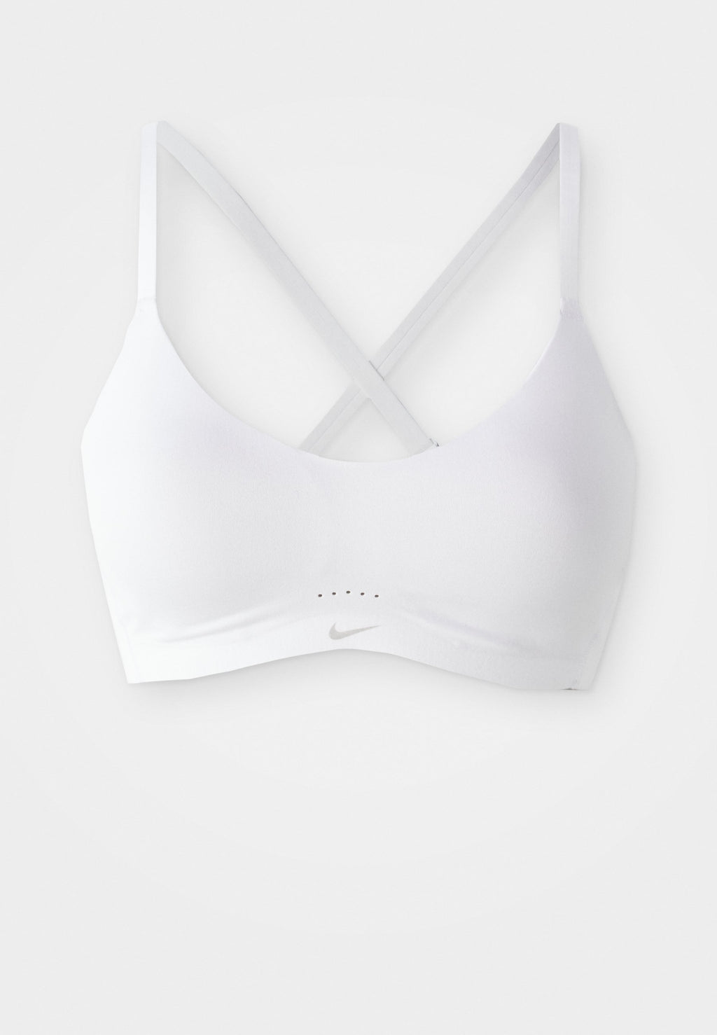 ALATE MINIMALIST BRA - Light support sports bra - white/cool grey