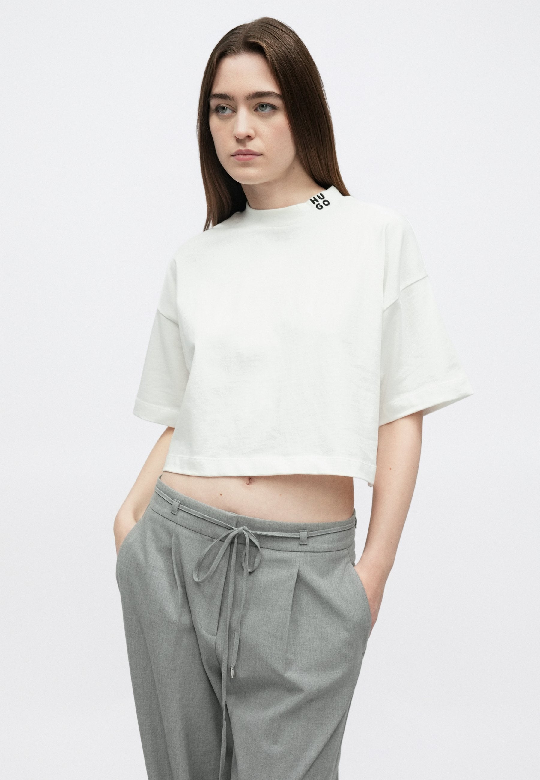 DAMELODY - Basic T-shirt - white