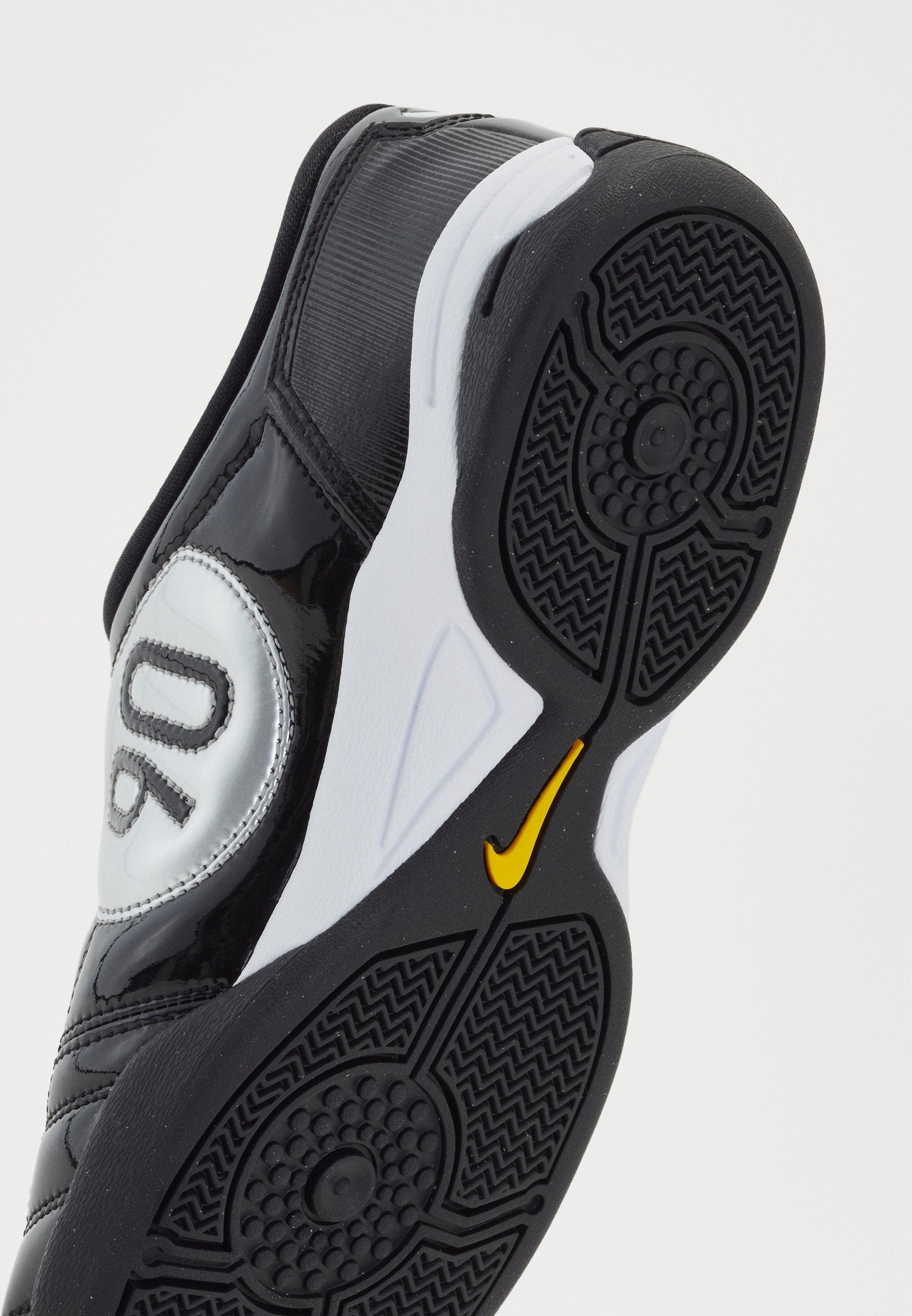 T90 SP UNISEX - Baskets - noir/blanc/argenté métallisé