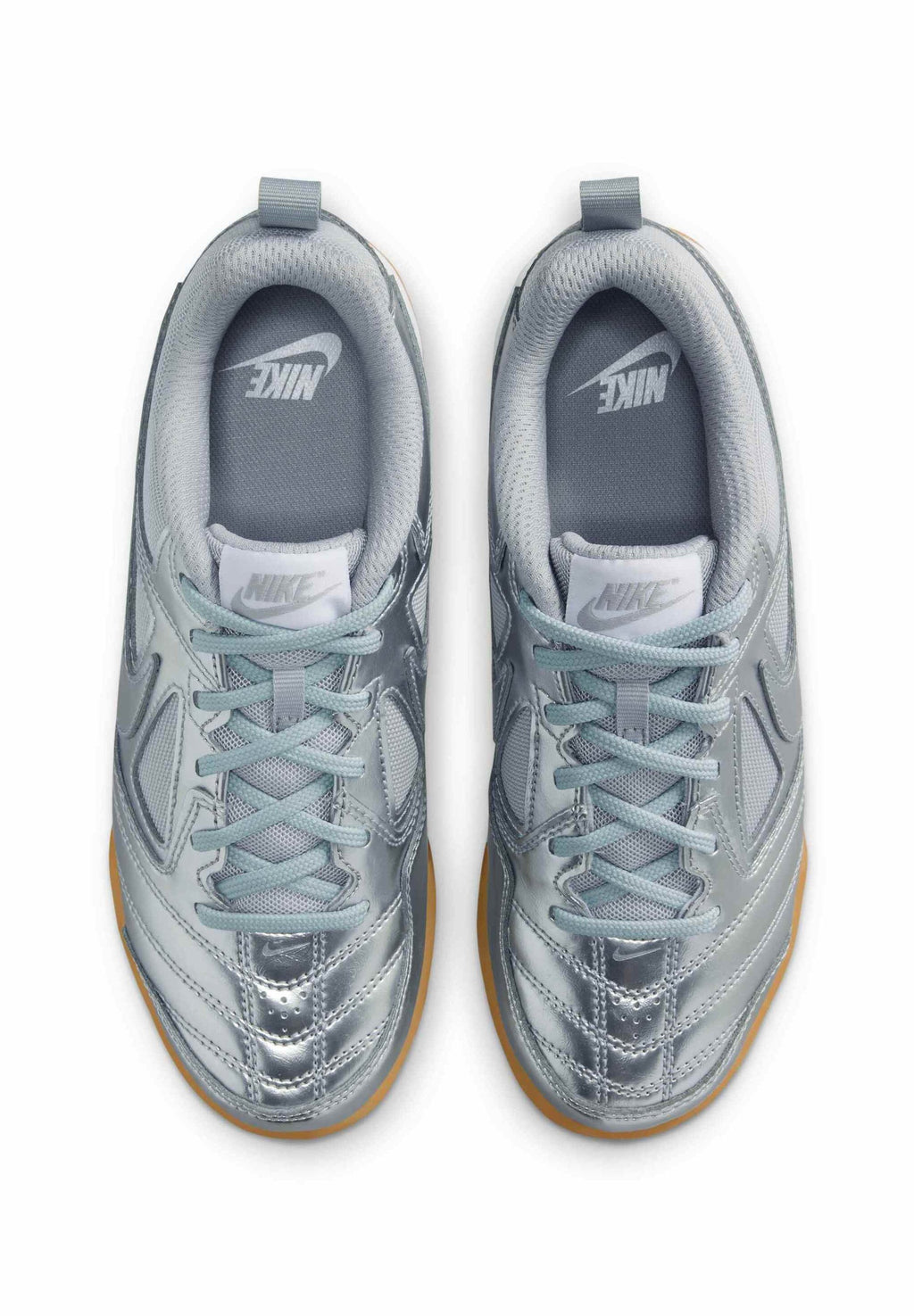 GATO - Trainers - mtlc silver/mtlc silver/white gum lt brown