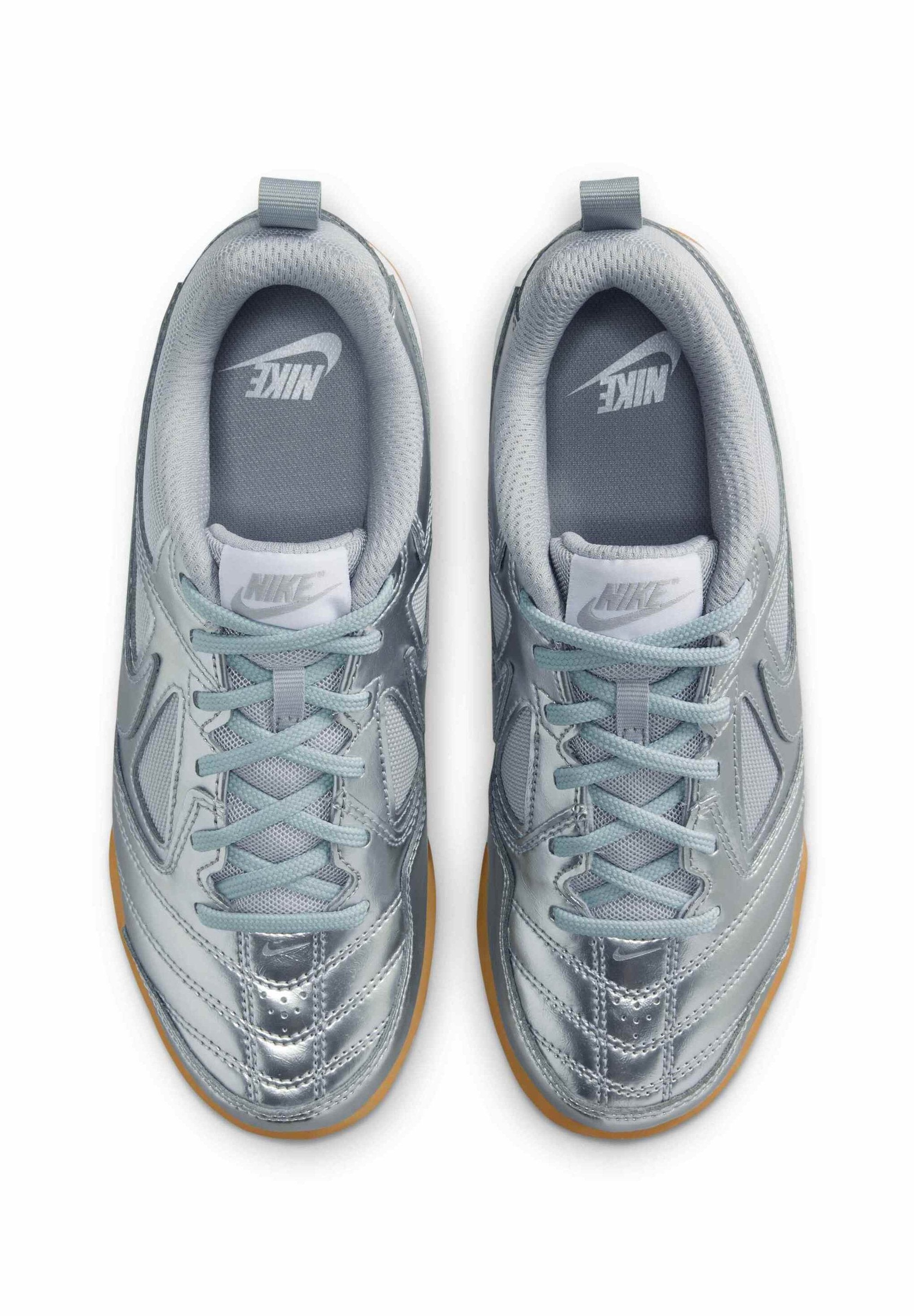 GATO - Trainers - mtlc silver/mtlc silver/white gum lt brown