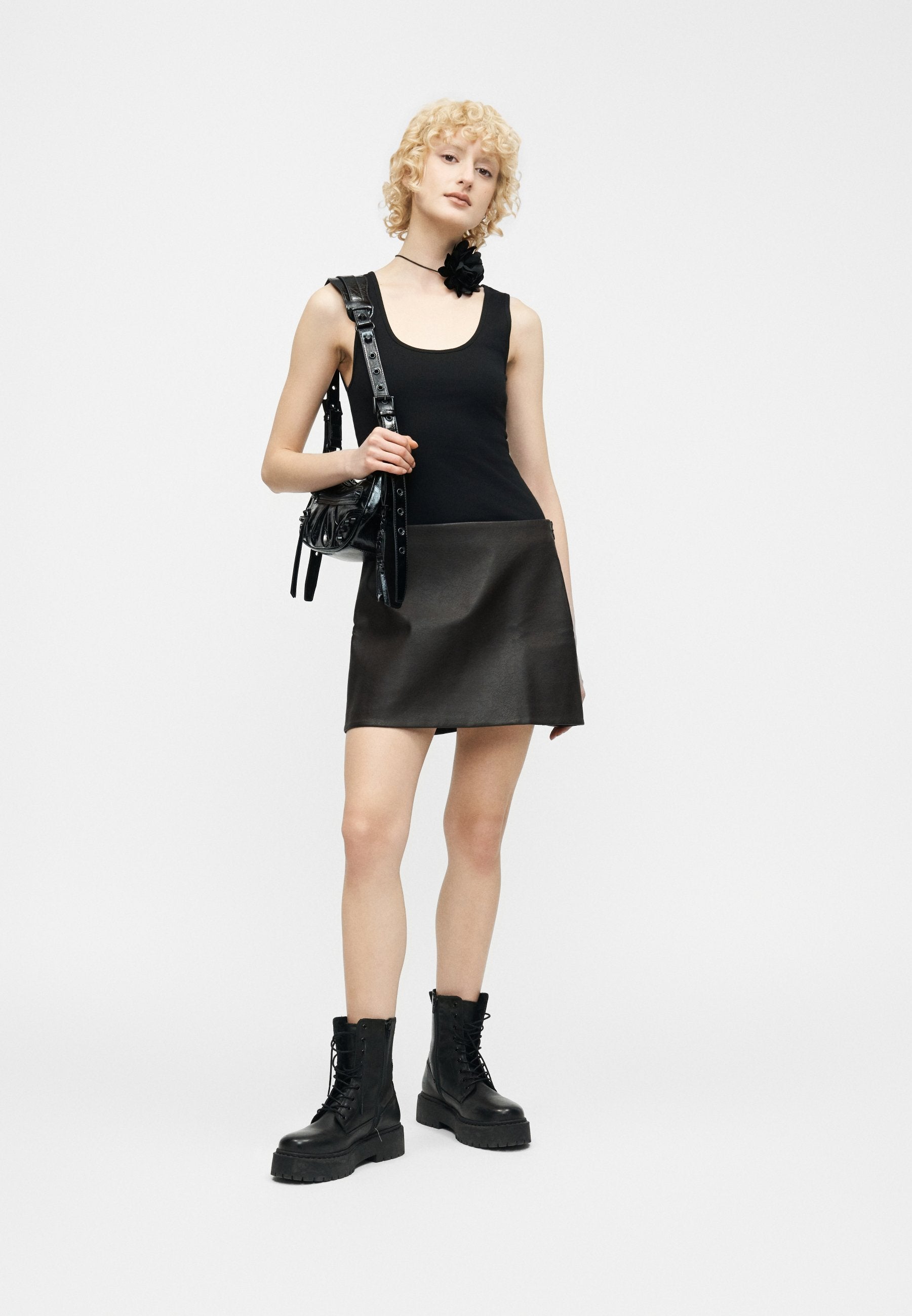 Mini skirt - terra brown