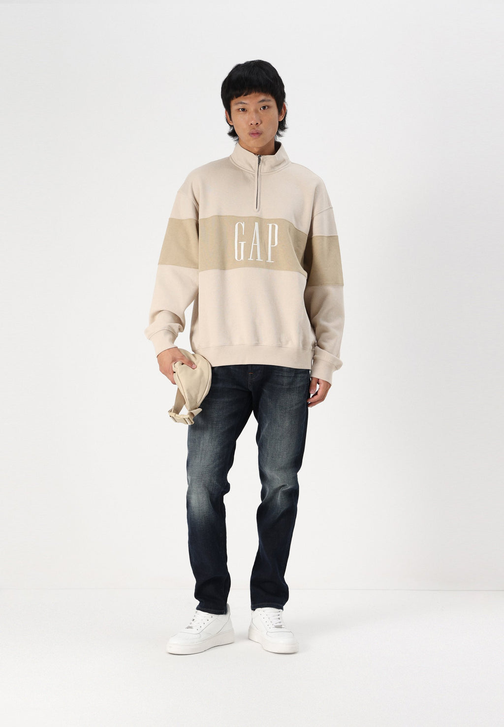 Tapered fit JJIMIKE JJCADE GE 232 NOOS - Straight leg jeans - blue denim