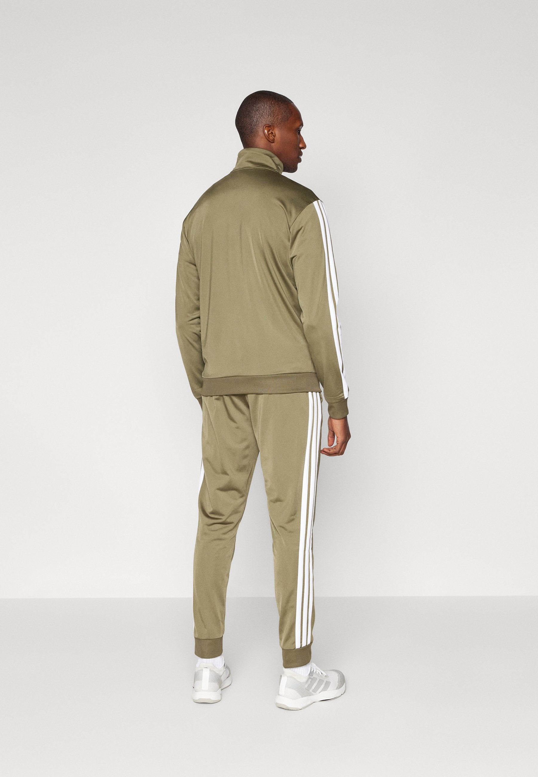 3 STRIPES - Tracksuit - olive strata/white