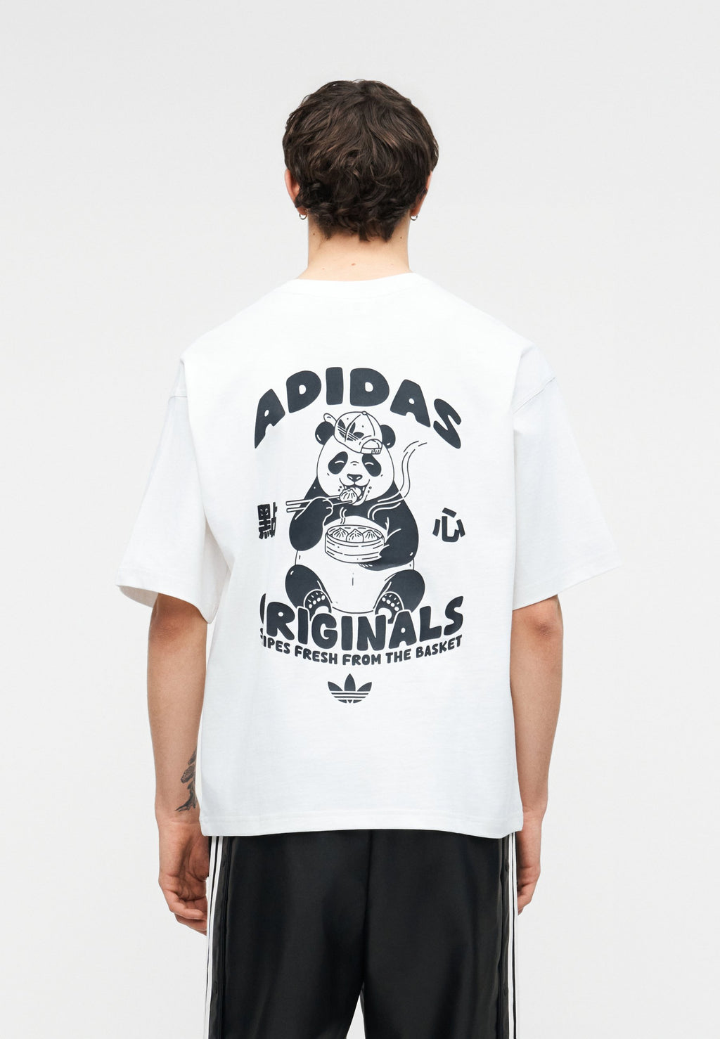 CHOPSTICKS TEE UNISEX - Print T-shirt - core white