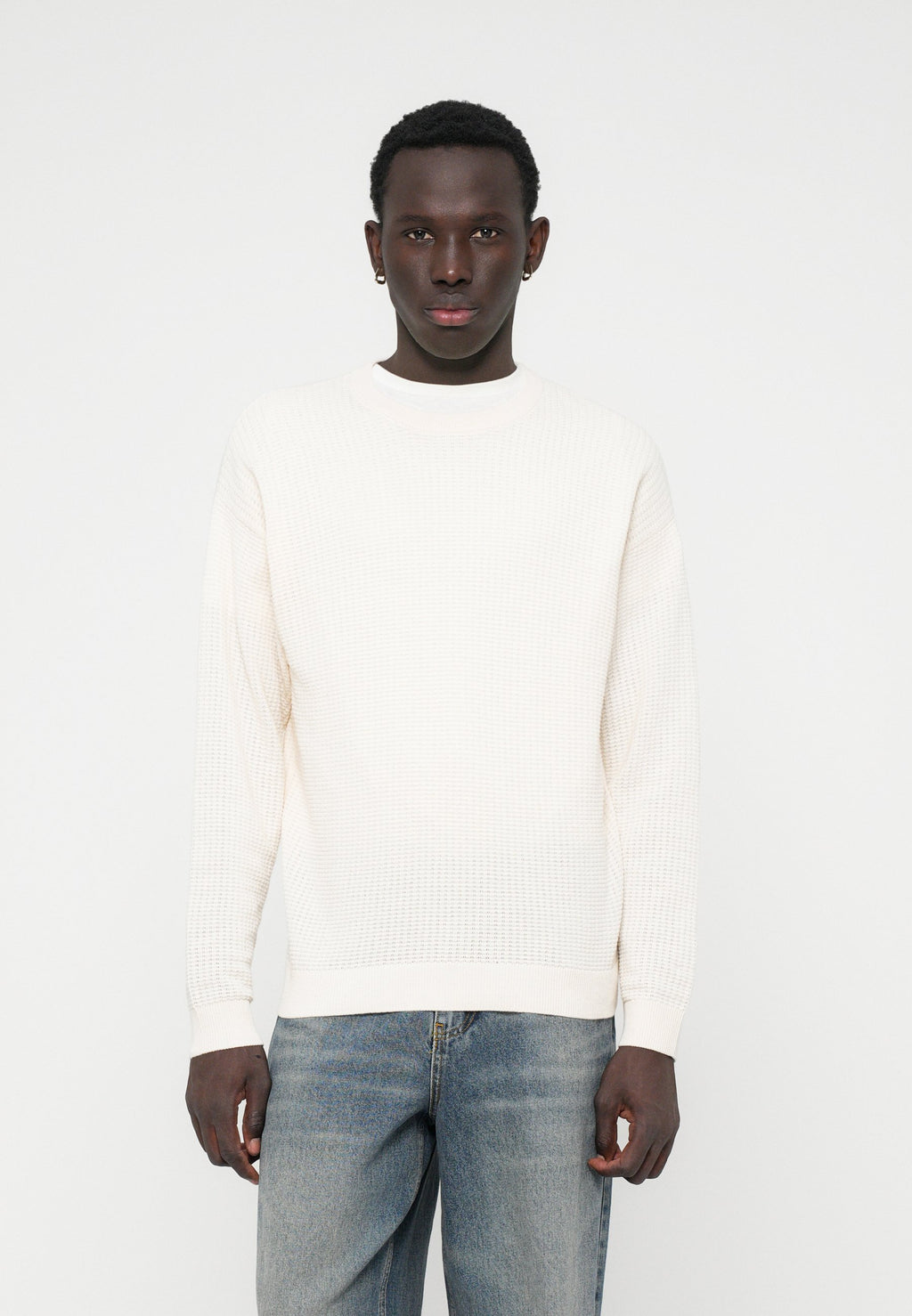 JORGREENE STRUCTURE CREW NECK - Jumper - sea salt