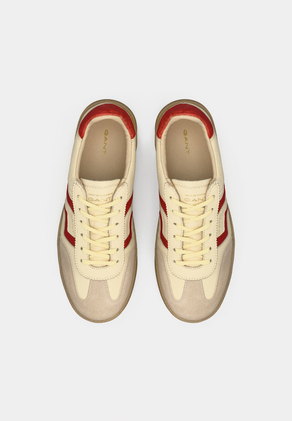 CUZIMA - Trainers - cream/red