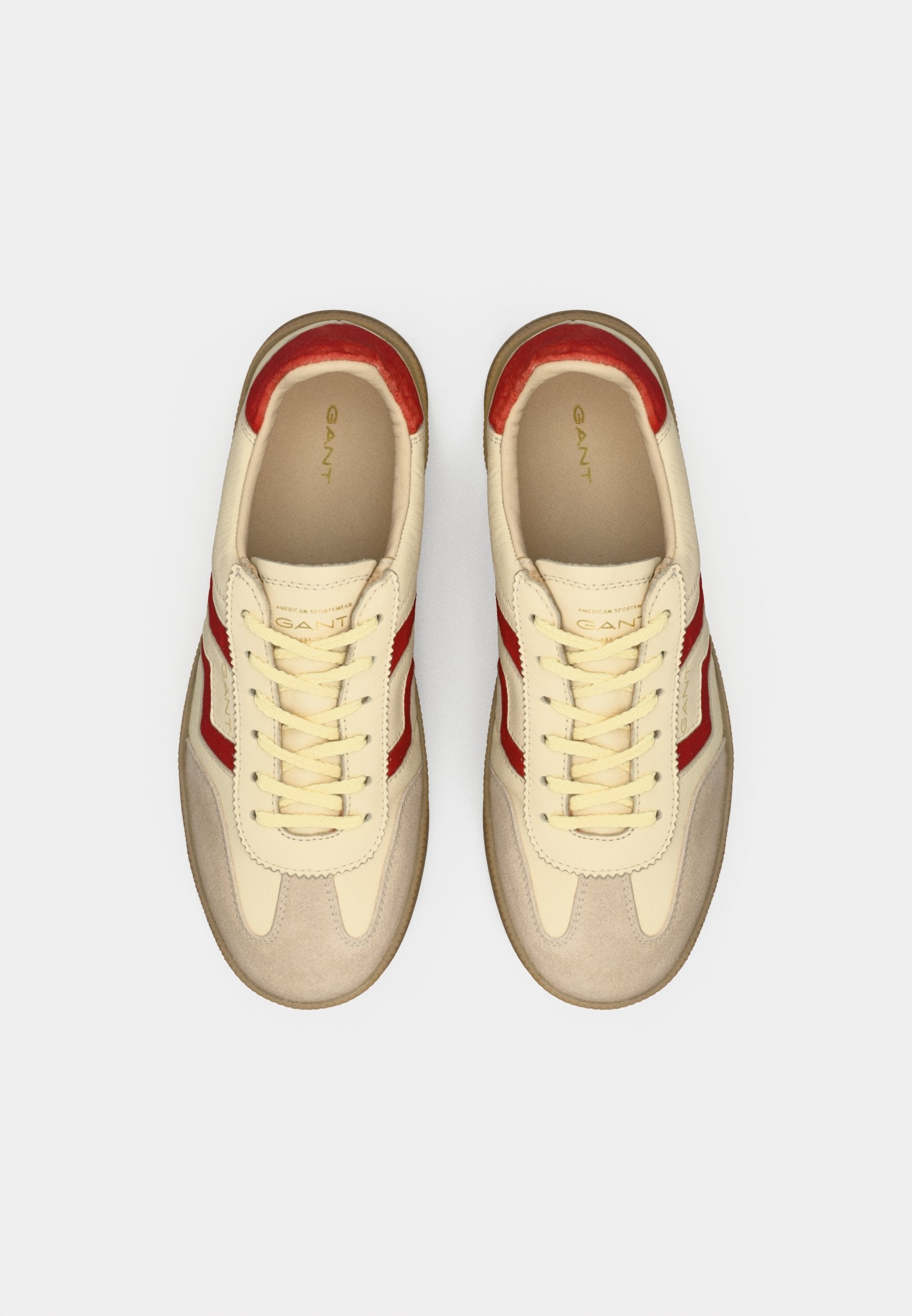 CUZIMA - Trainers - cream/red