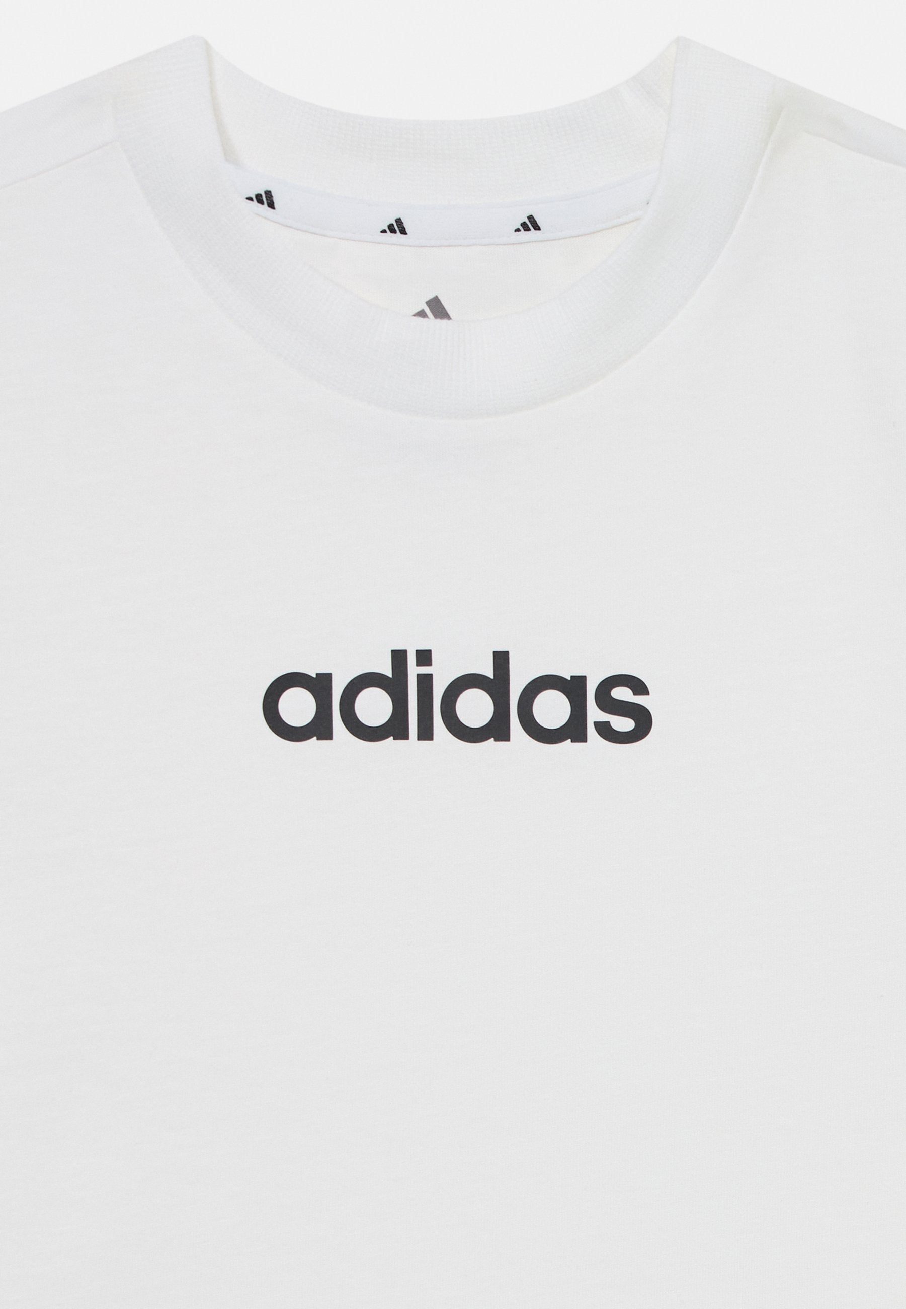 J LIN TEE UNISEX - Print T-shirt - white/black