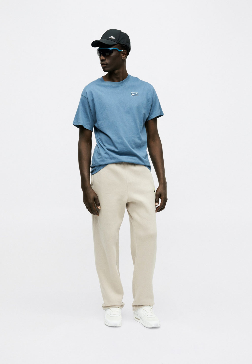 CLUB - Tracksuit bottoms - cream