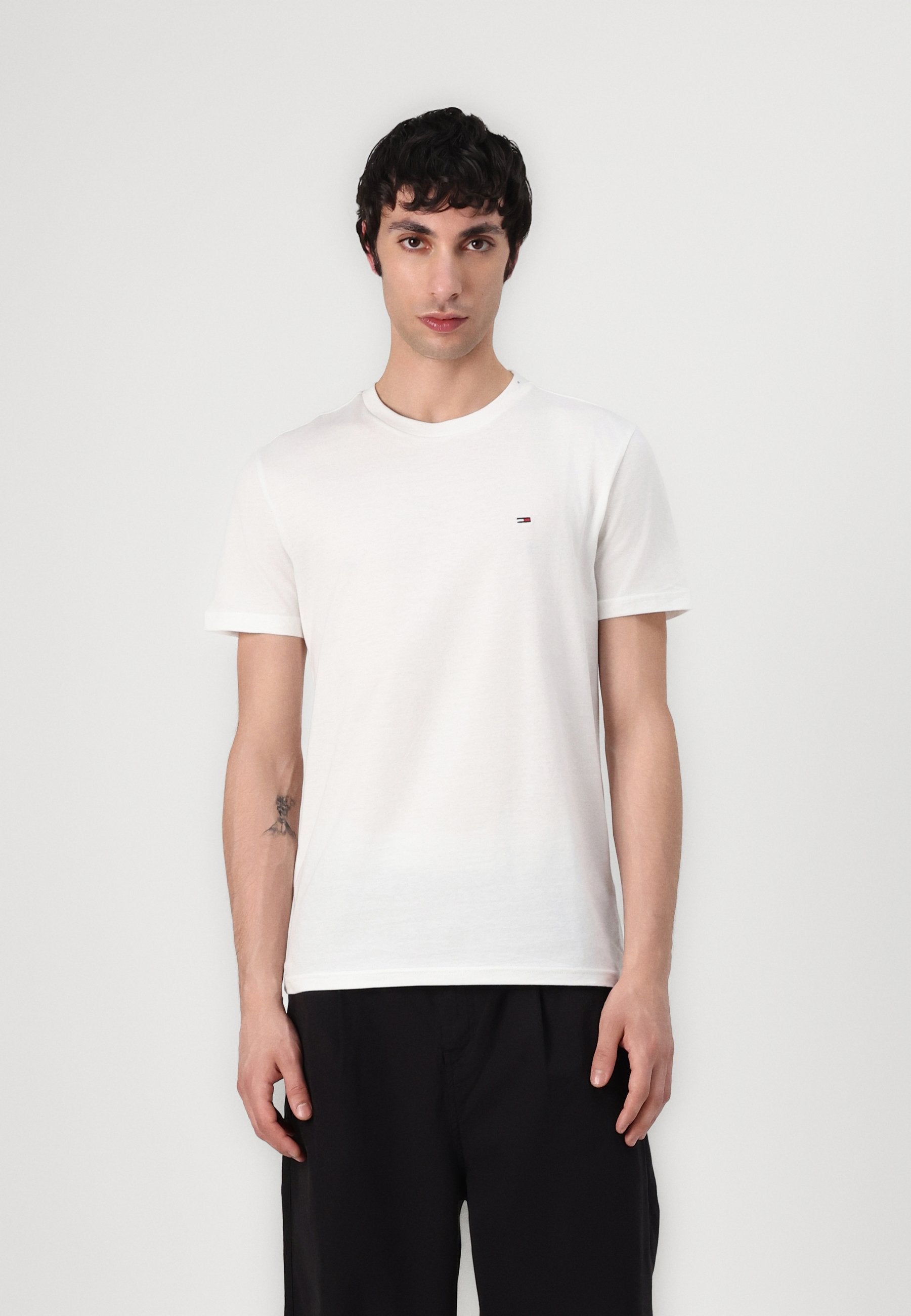 SLIM TEE 2 PACK - Basic T-shirt - black/ecru