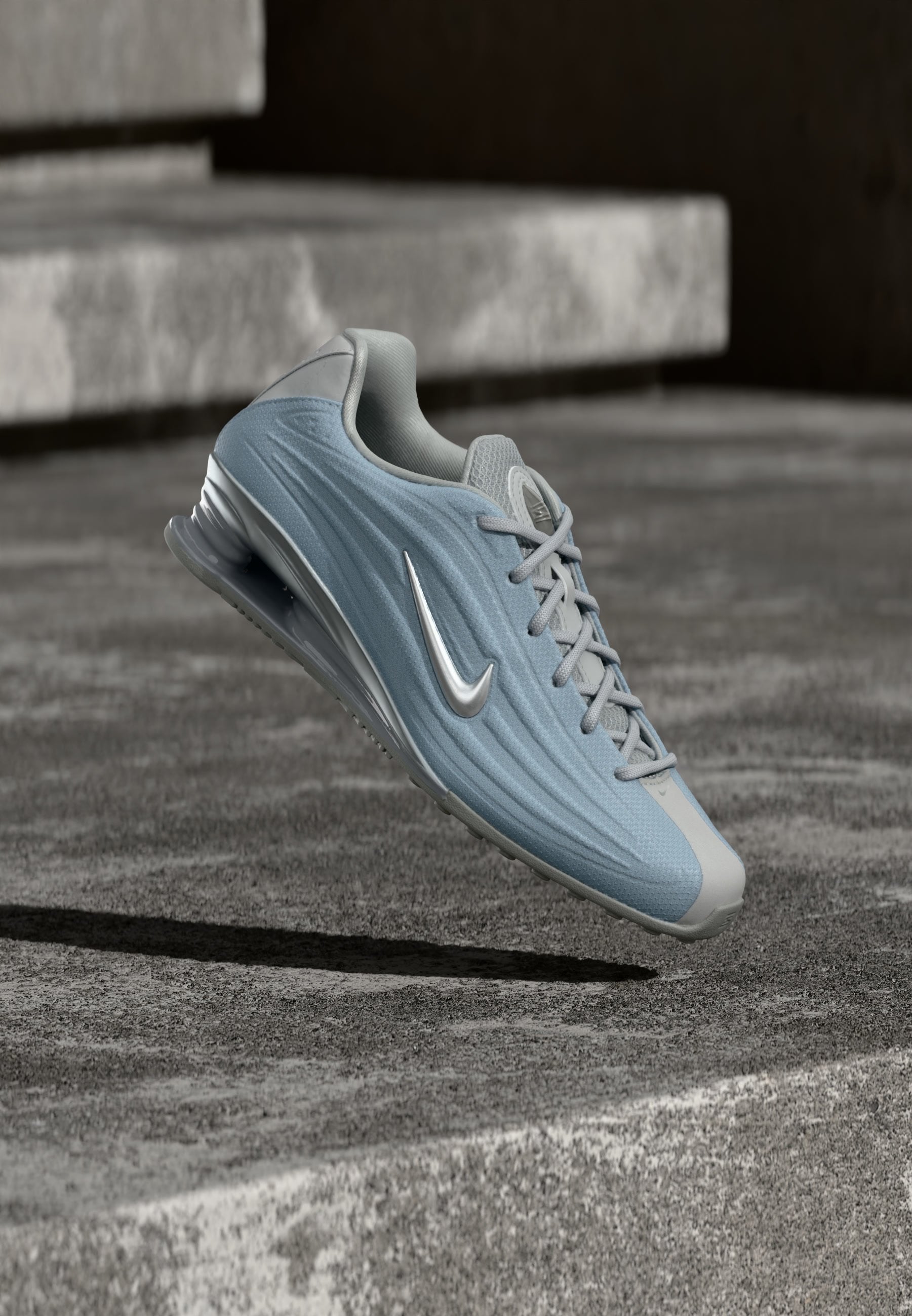 SHOX Z - Baskets - bleu armory clair/argenté métallisé/argenté plat/gris fog