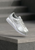 CORTEZ - Trainers - metallic silver-coloured/white/grey fog