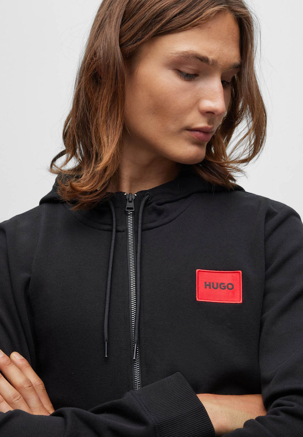 DAPLE - Zip-up sweatshirt - black