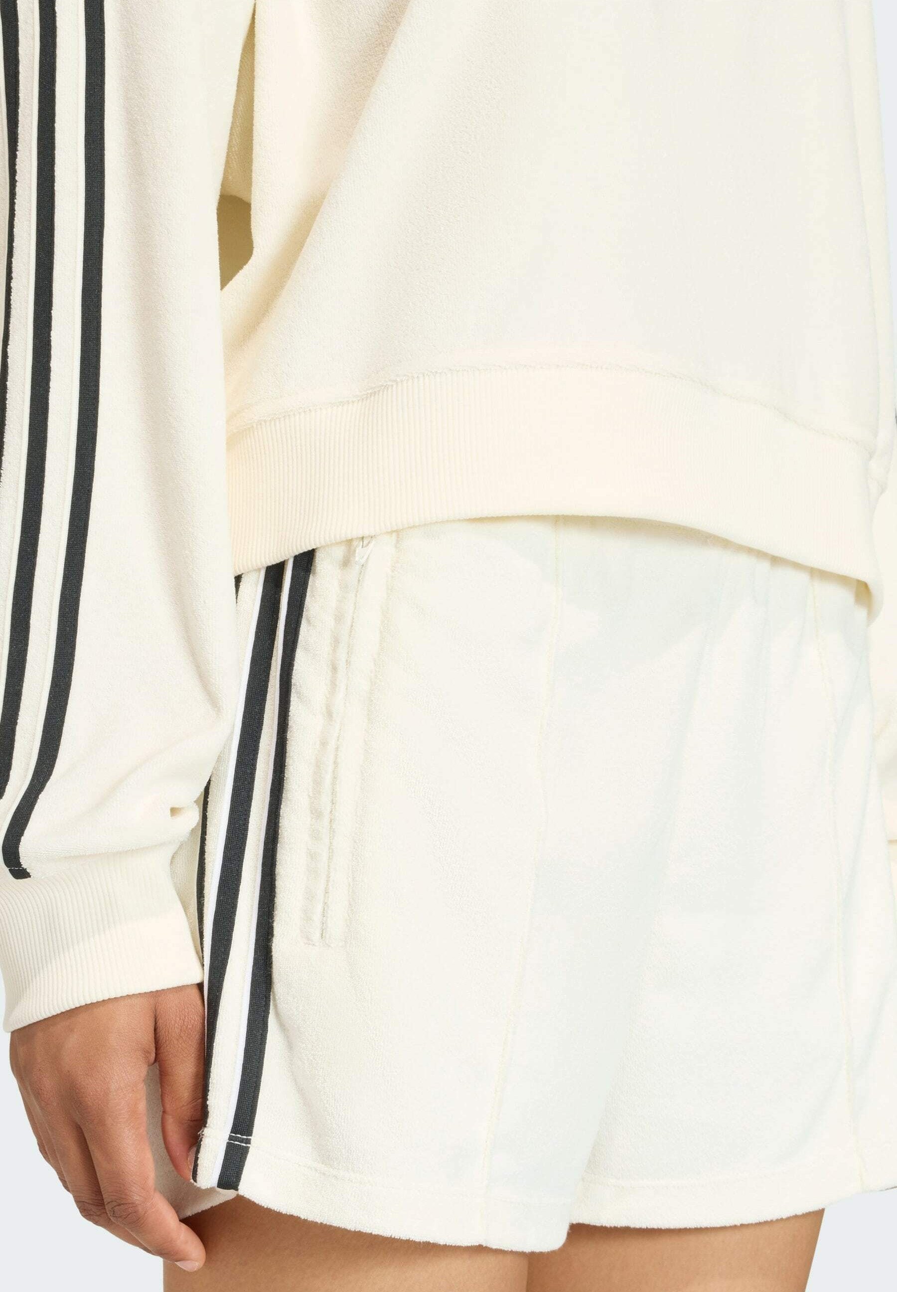 V NECK LONG SLEEVES - Sweatshirt - off white