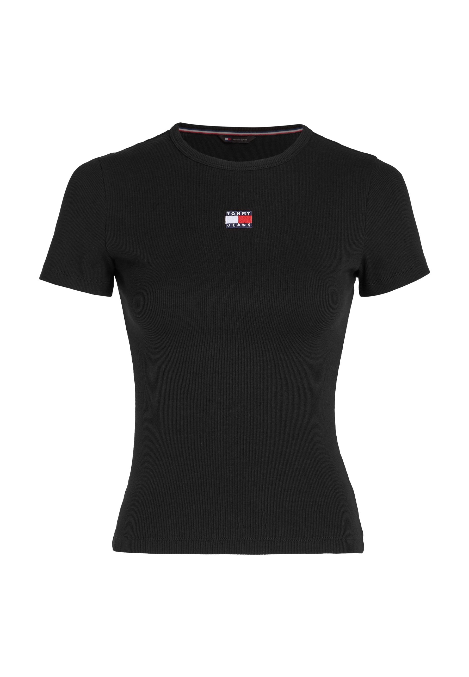 SLIM BADGE TEE - Basic T-shirt - black