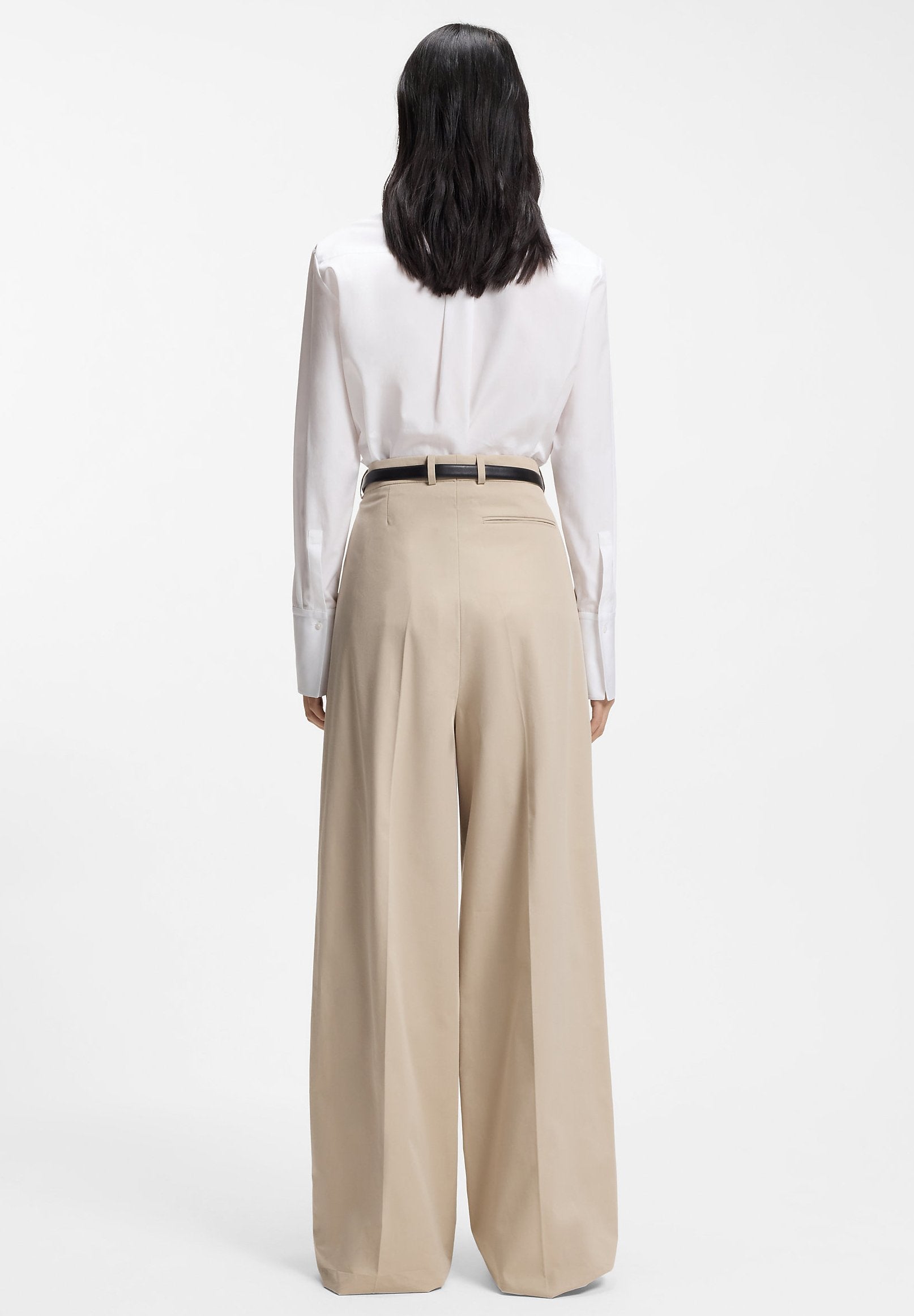 BLUETTA_FS_C - Button-down blouse - white