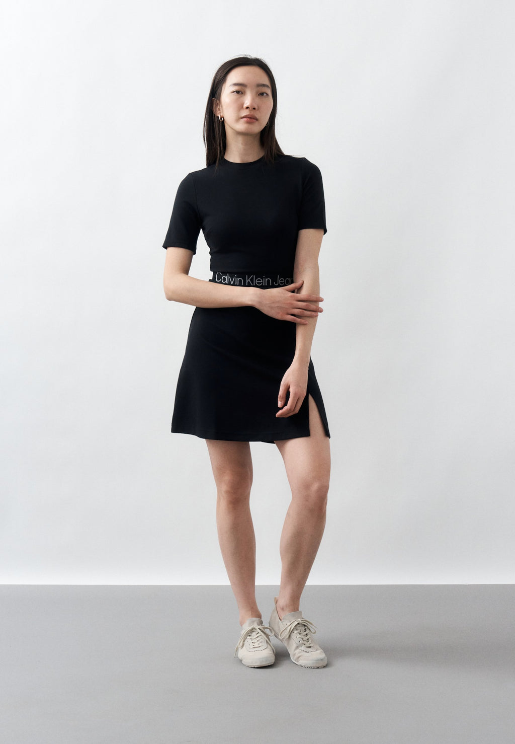 TAPE MILANO DRESS - Jersey dress - black