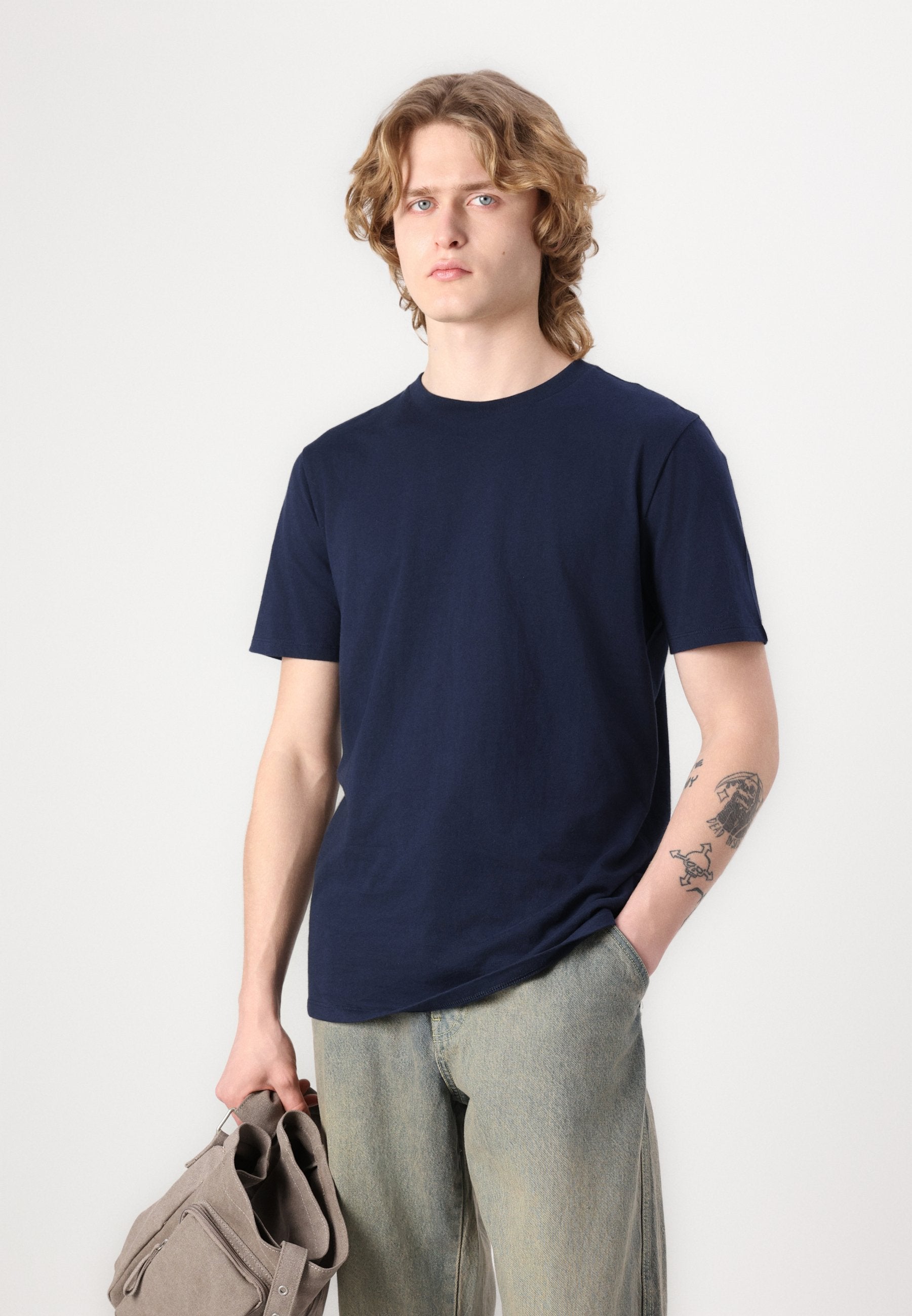CLASSIC - Basic T-shirt - tapestry navy