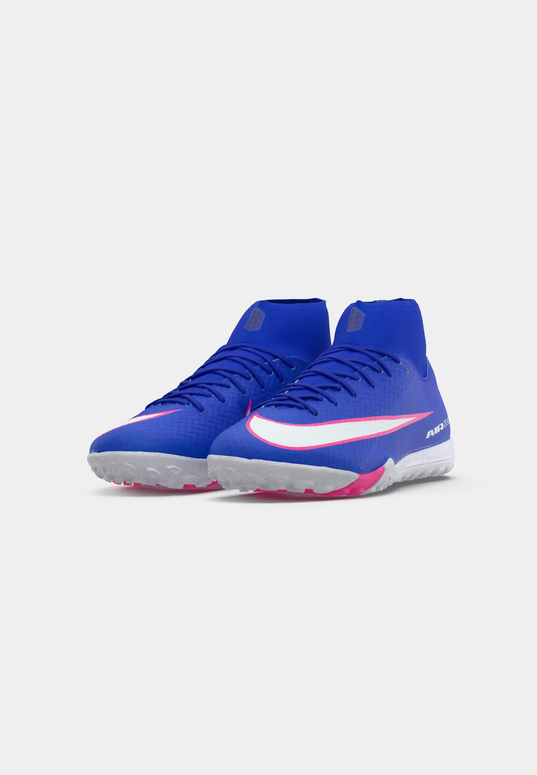 ZM 10 ACADEMY TF - Firm-ground football boots - racer blue/white