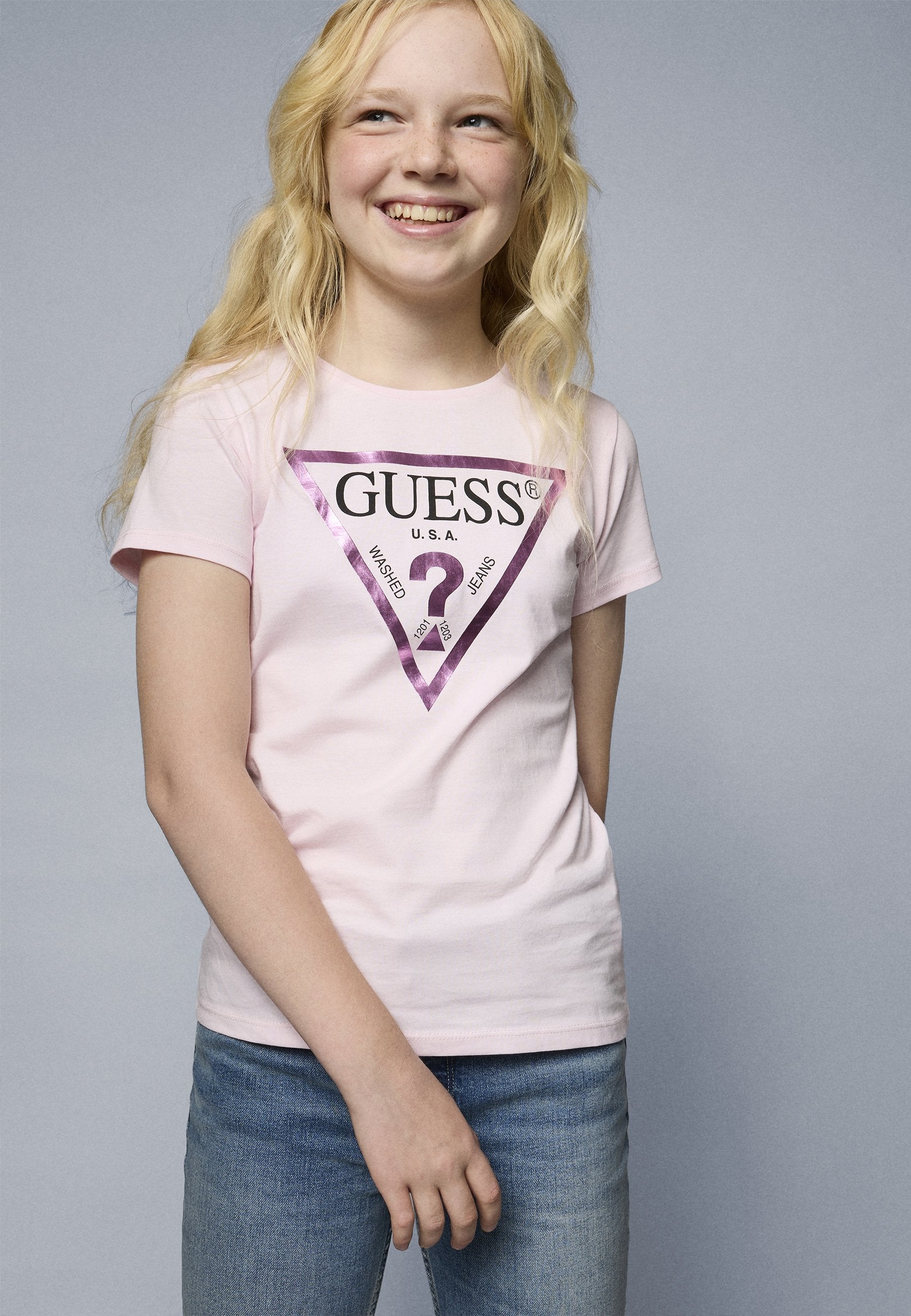 CORE JUNIOR - Print T-shirt - ballet pink