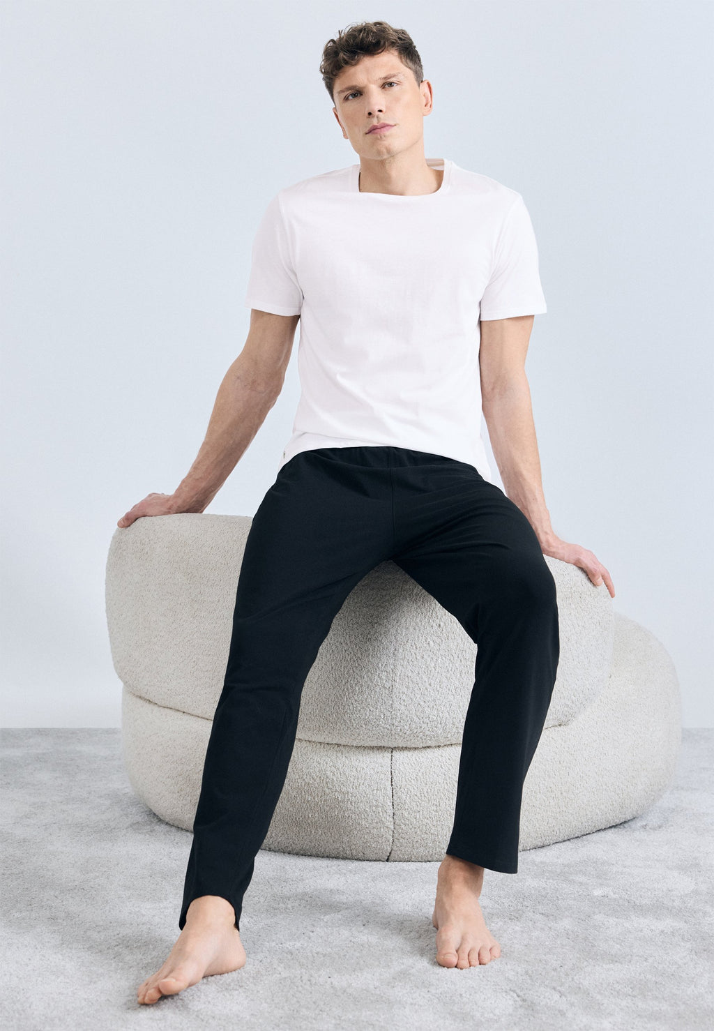 3 PACK - Undershirt - white/silver-coloured chine/black