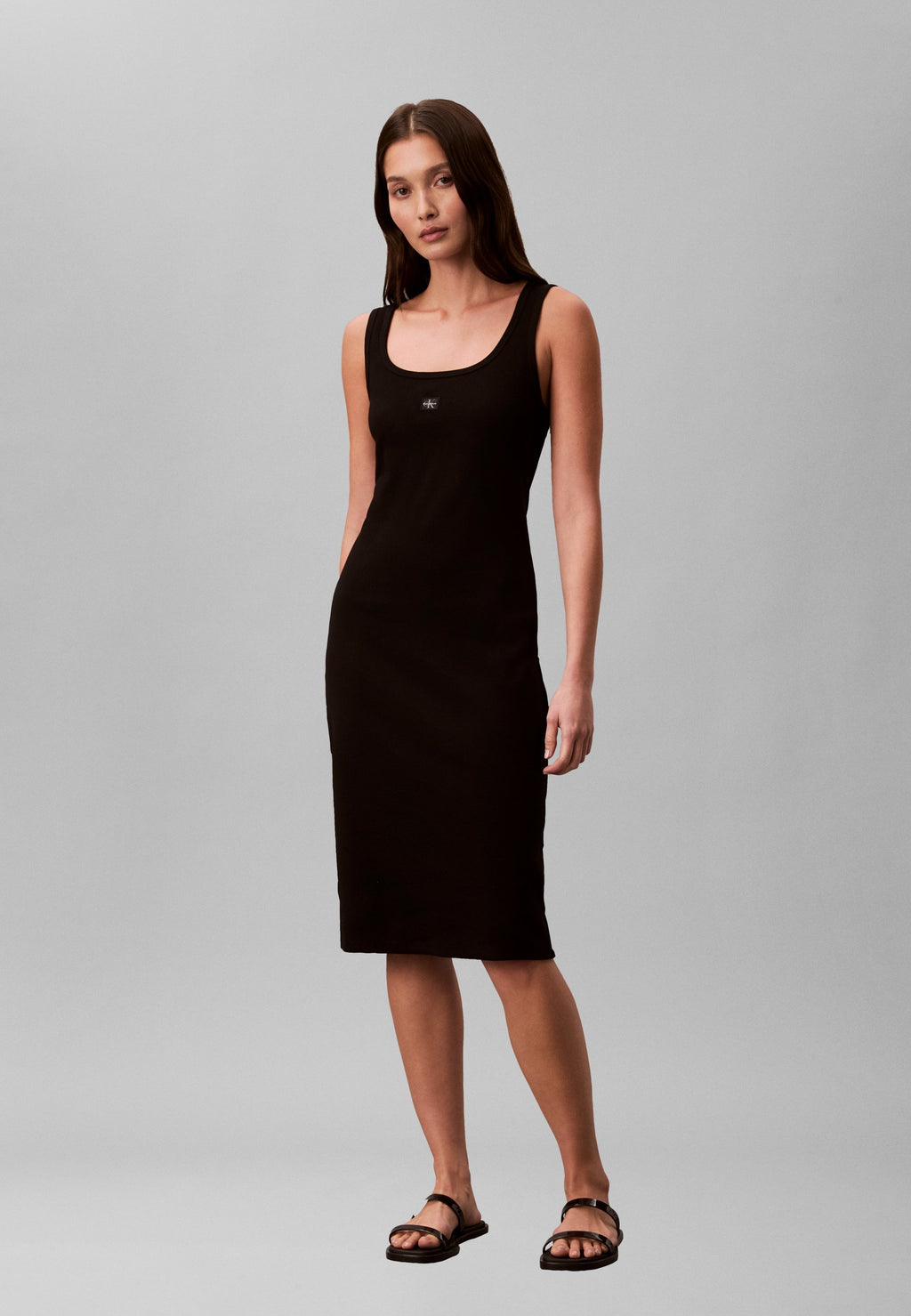 BABY LABEL SQUARE  - Jersey dress - black
