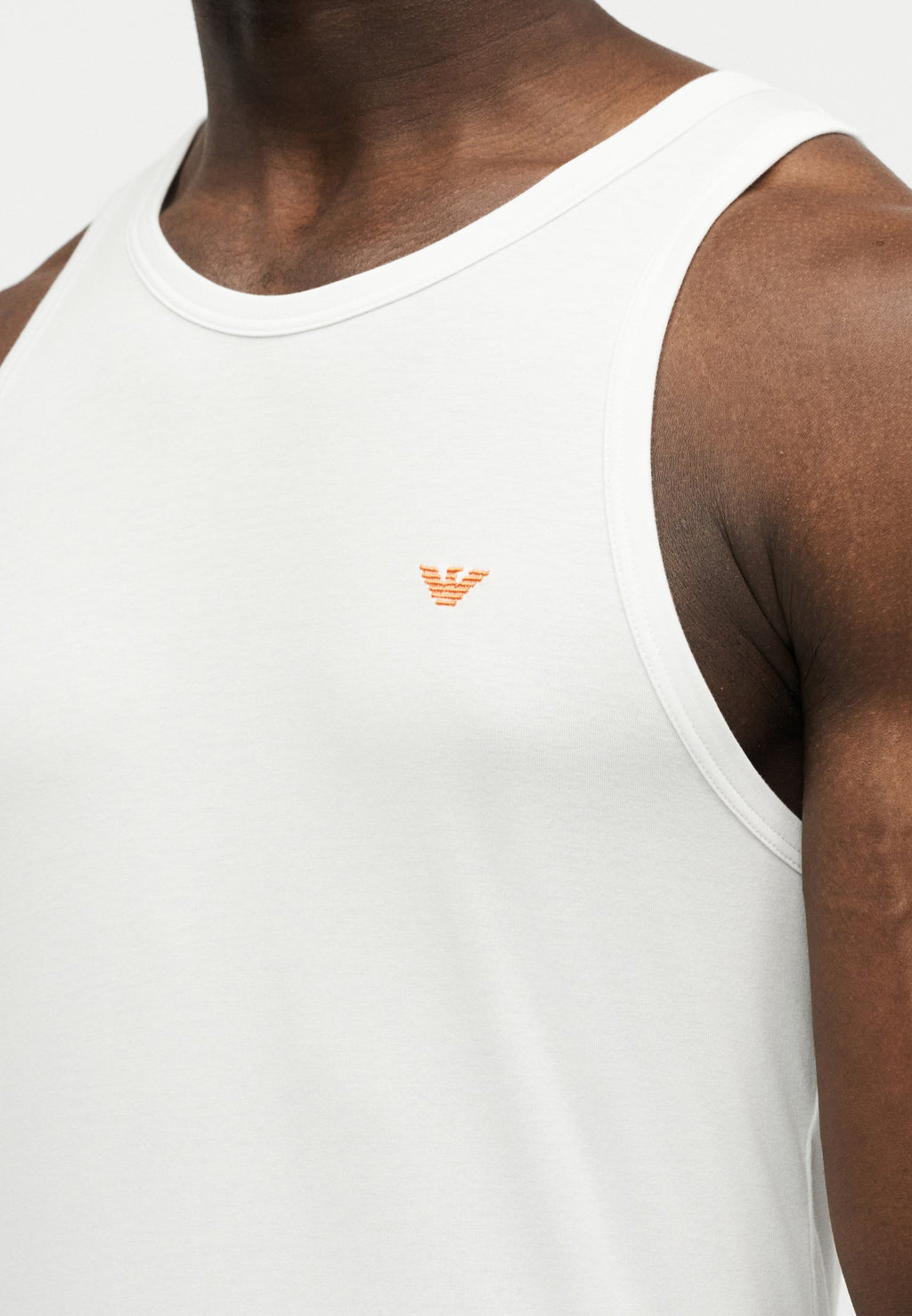 SHINY LOGOBAND TANK - Undershirt - white
