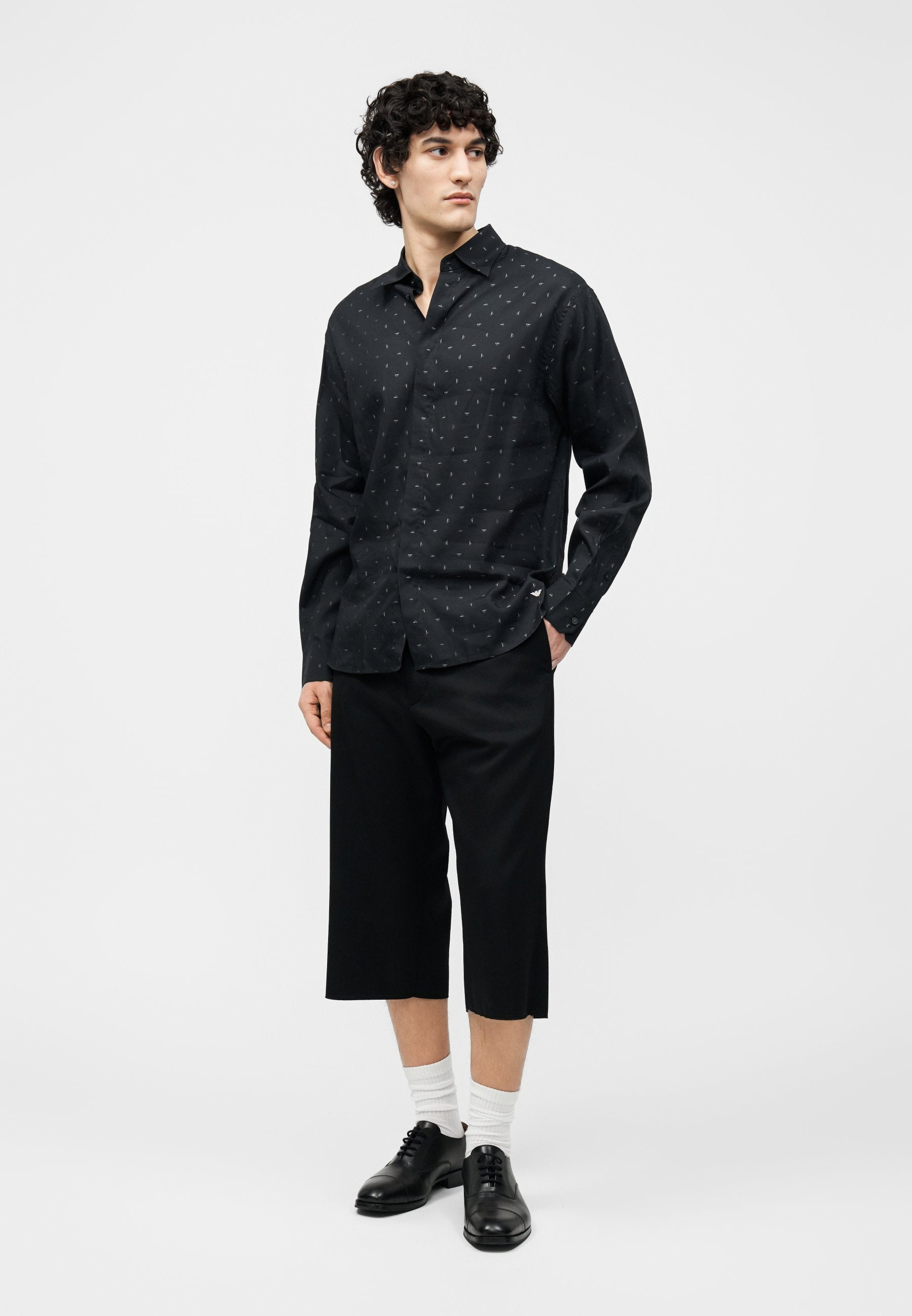 SHIRT - Shirt - blu navy/french oak