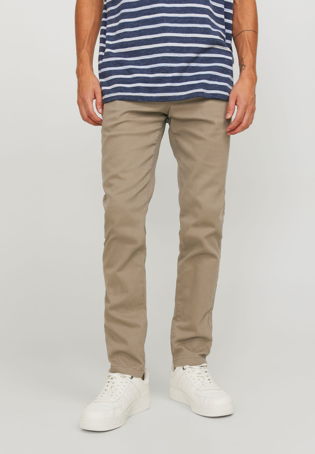 JJIMARCO JJDAVE 2 PACK - Chinos - beige/navy blazer
