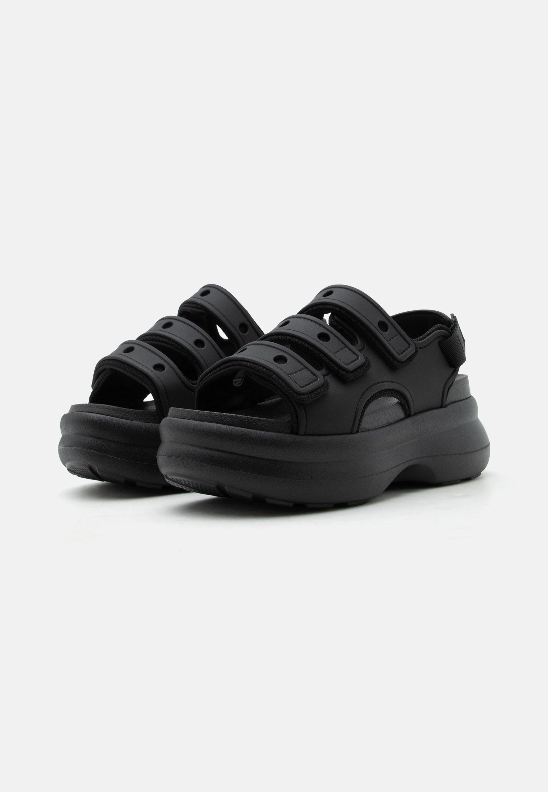 SOHO FROSTED - Platform sandals - black