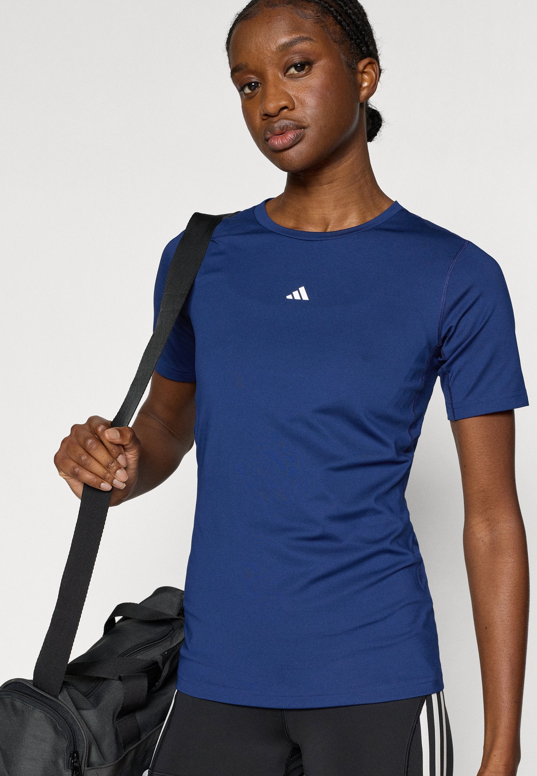 TECHFIT TRAINING T-SHIRT - Sports T-shirt - dark blue