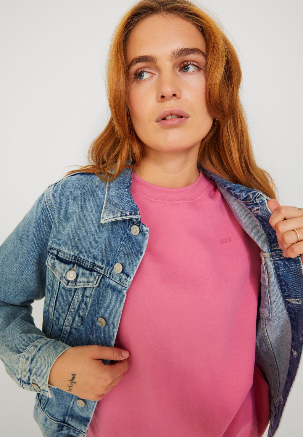 JXABBIE RLX LS CREW SWT - Sweatshirt - carmine rose