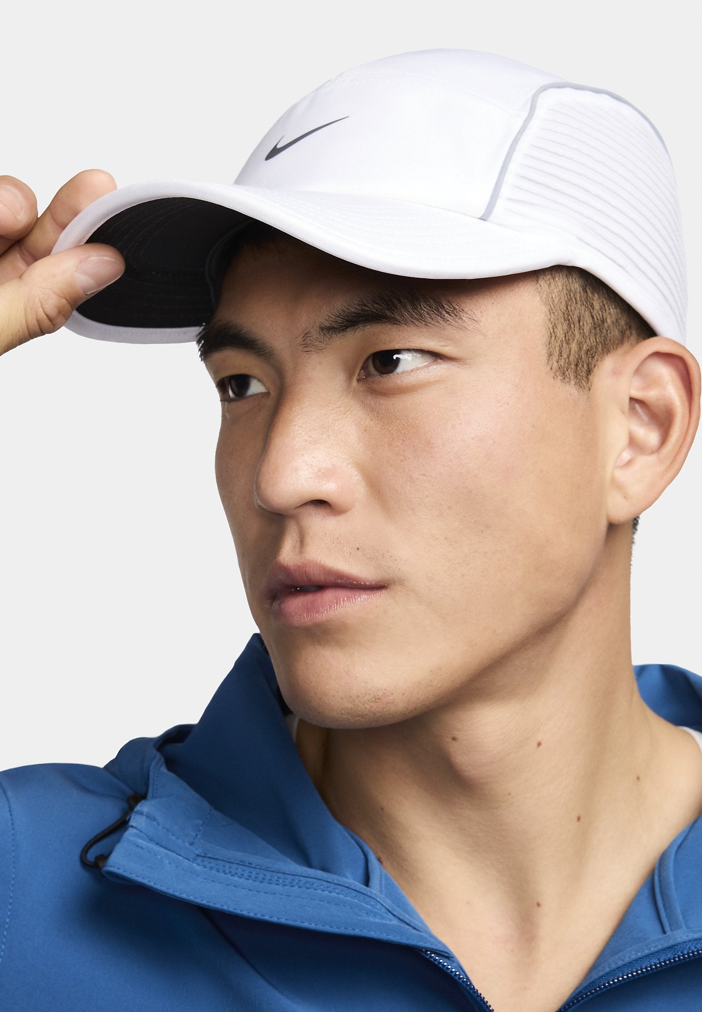 UNISEX - Cap - white/anthracite/black