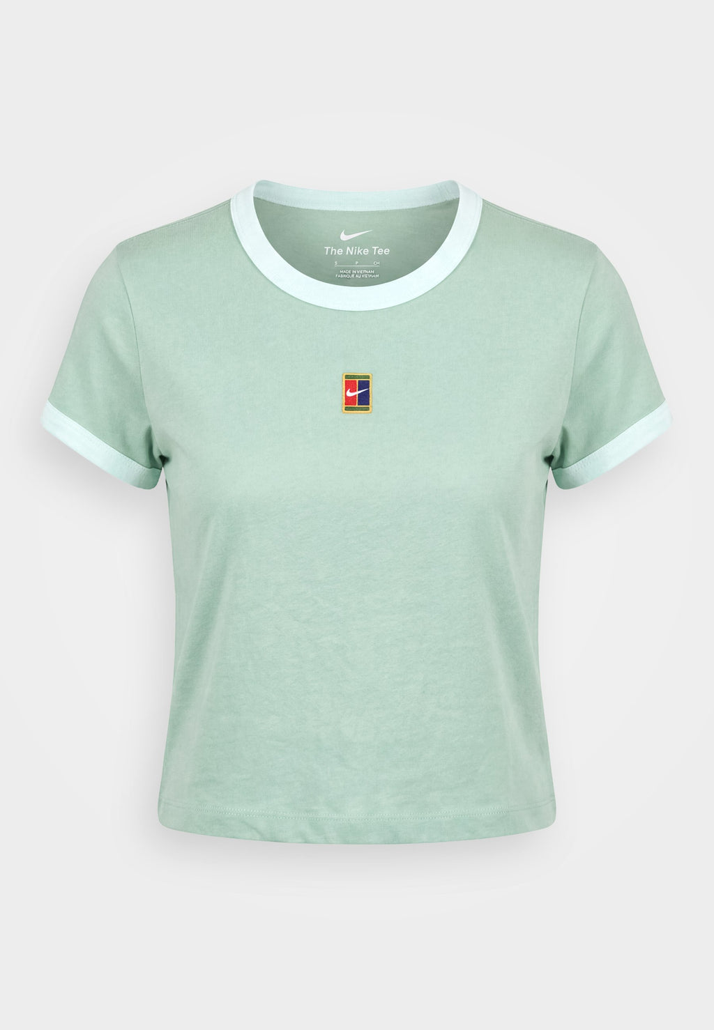 TEE HERITAGE RACQUET RINGER  - Print T-shirt - steam/barely green