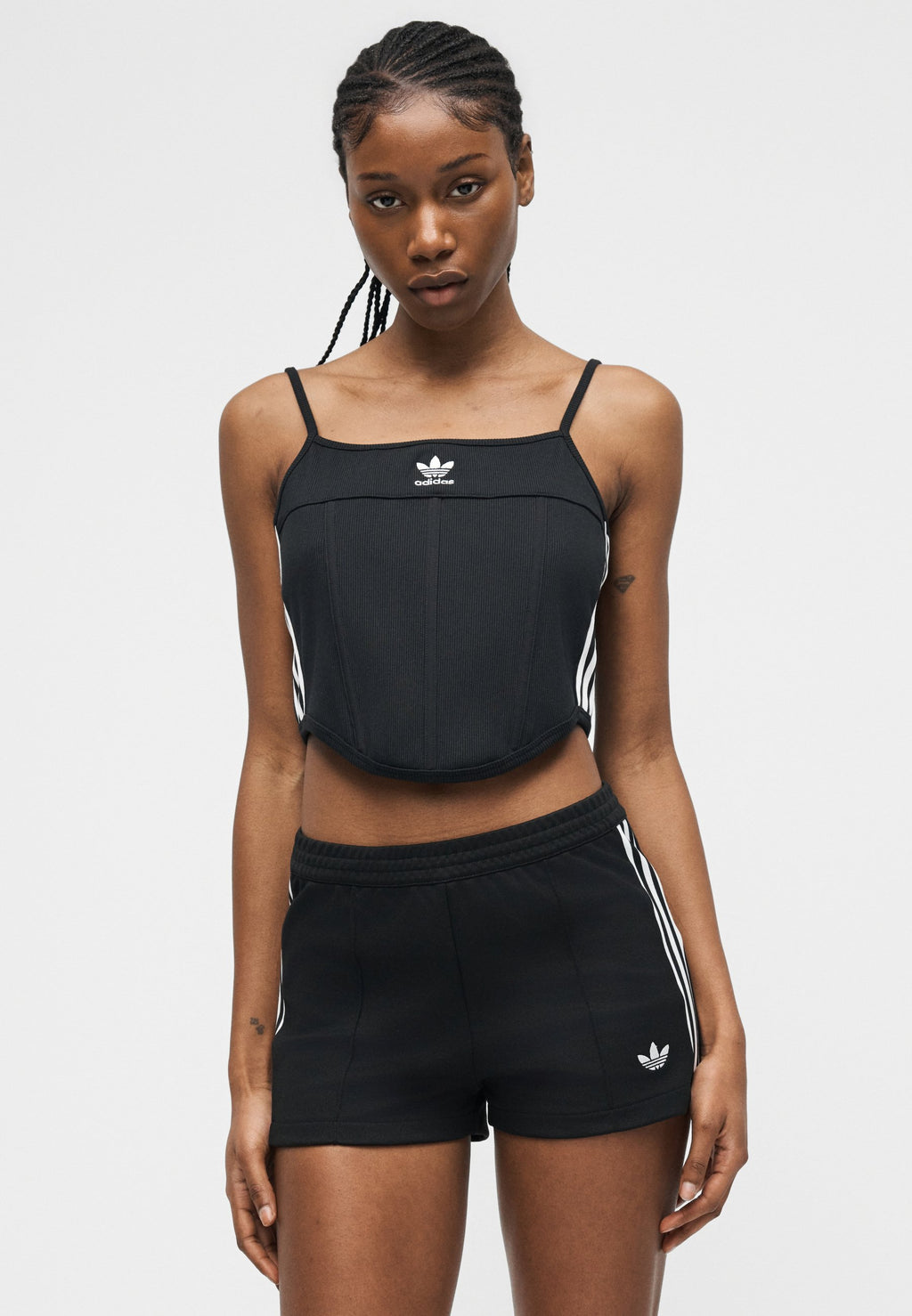 BECKENBAUER SHORTS - Shorts - black/white
