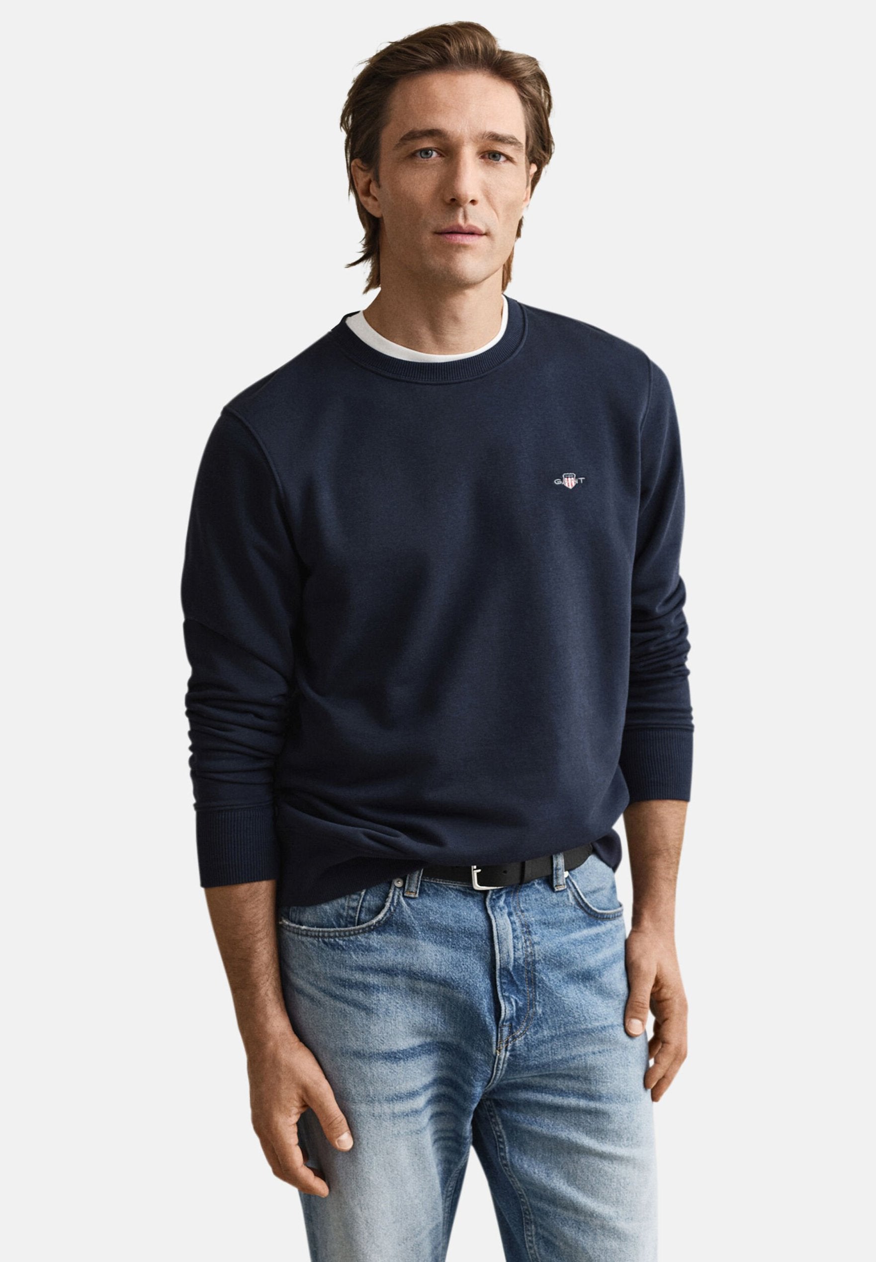 REG SHIELD C NECK - Sweatshirt - lacivert