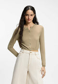 HUGO SESSIRY - Cardigan - light brown two