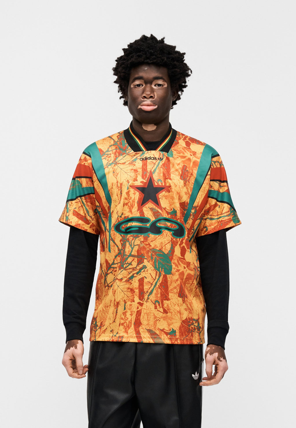 GRAPHIC - Print T-shirt - green/yellow/better scarlet