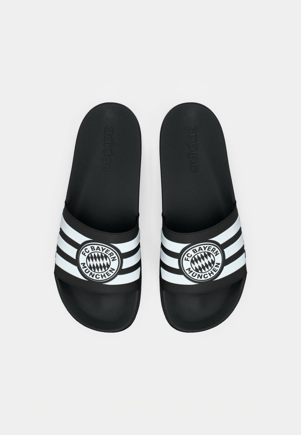 ADILETTE BAYERN MUNICH UNISEX - Claquettes de piscine - core black/footwear white