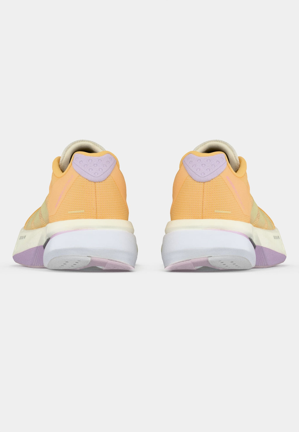 ADIZERO BOSTON - Road running shoes - ice tangerine/ice gold-coloured metallic/ice lavender