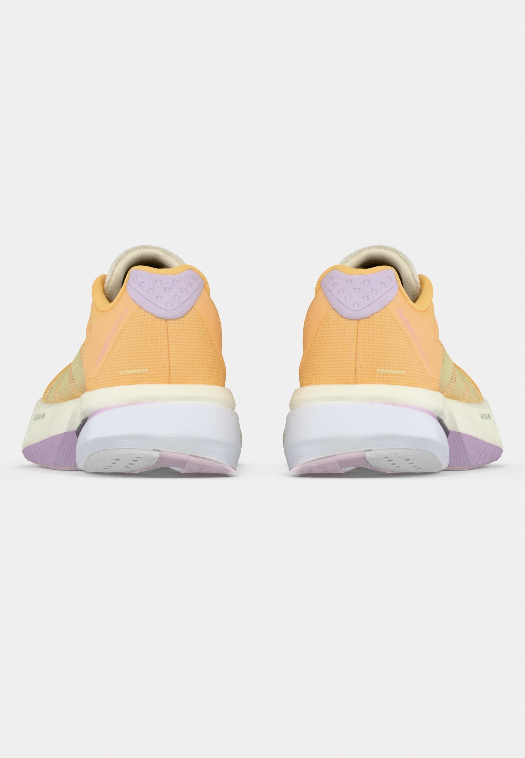 ADIZERO BOSTON - Road running shoes - ice tangerine/ice gold-coloured metallic/ice lavender