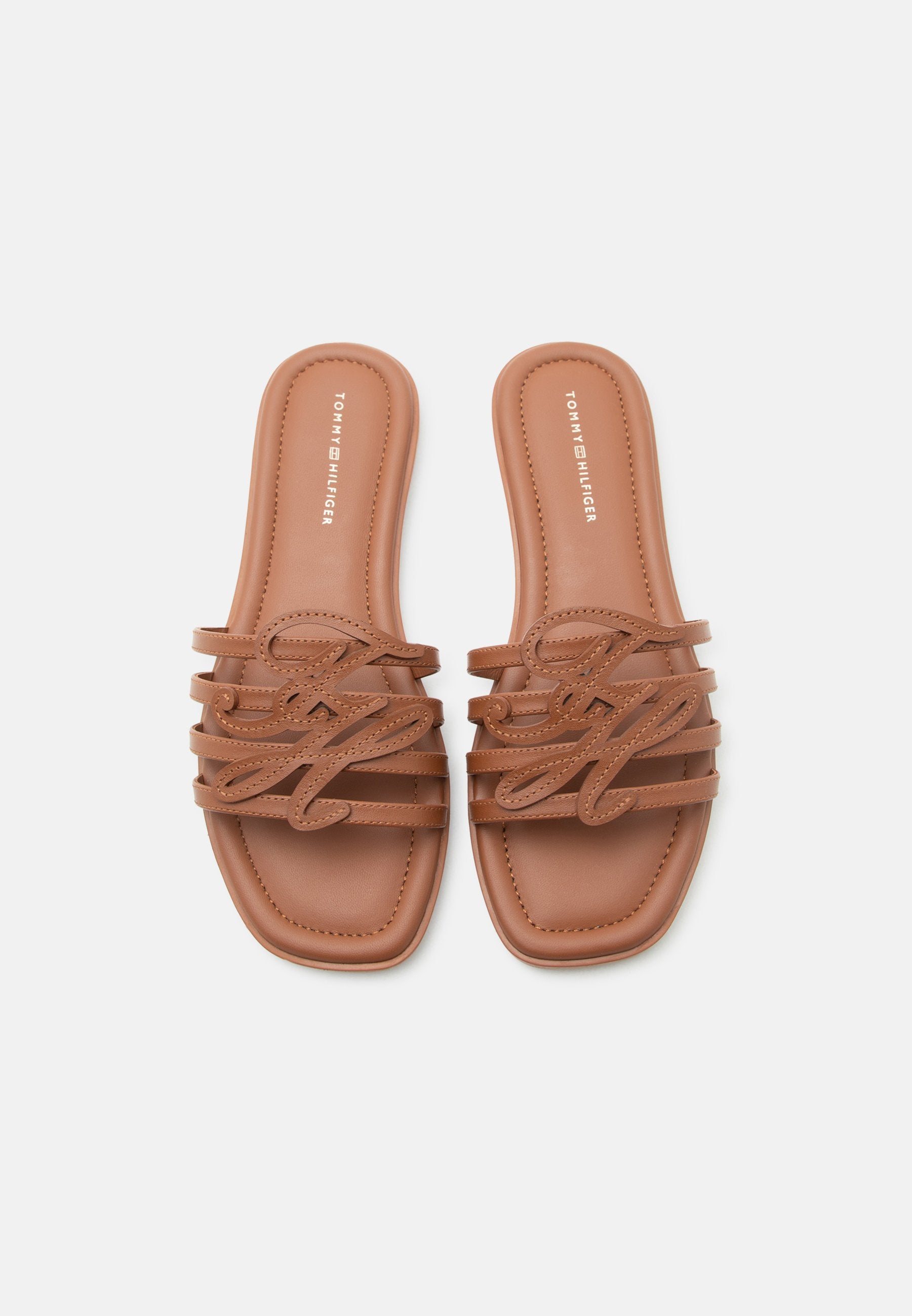 TH SCRIPT FLAT MULE LTH - Mules - warm bronze