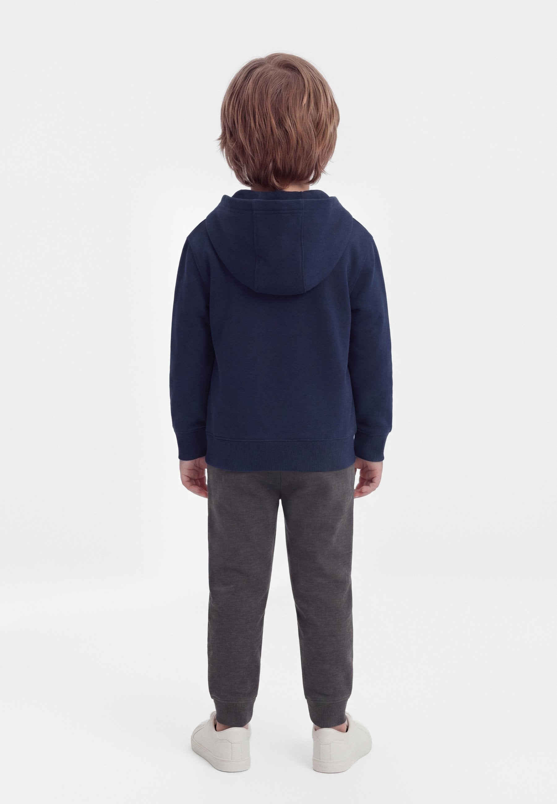 SWEAT À CAPUCHE ZIPPÉ À LOGO DÉCONTRACTÉ BABYGAP - Sweat zippé - marine tapisserie