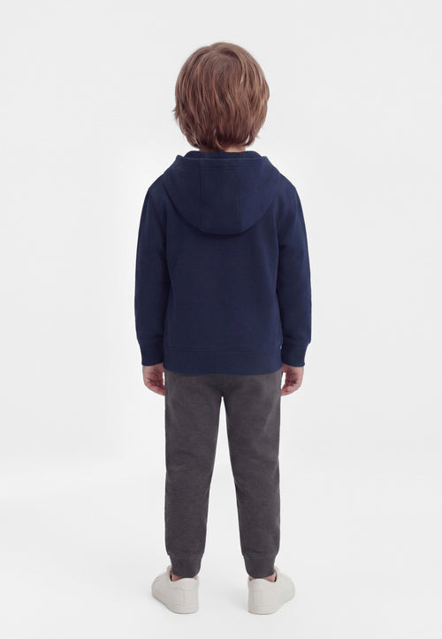 BABYGAP RELAXED LOGO ZIP HOODIE - Zip-up sweatshirt - tapestry navy